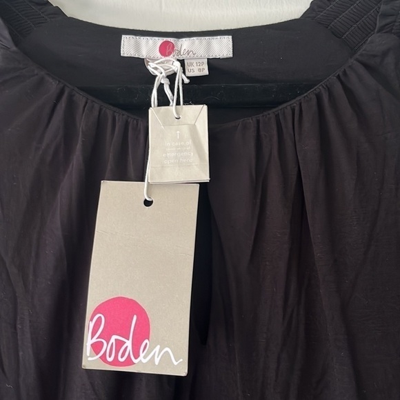 Boden black causal dress size 8 Petite HOST PICK NWT - Picture 3 of 7